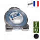 Fil débroussailleuse rond Titanium gris. 3,5 mm x 9 m. Coque