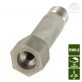 Adaptateur tête pour coupe bordure. Femelle Ø8x1,25. Pas à gauche