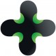 Fil débroussailleuse Hélicoidal Cuter' Pro noir/vert. 3,3 mm x 23 m. Coque