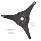 Aire Cut. Ø 350 mm. Al 25,4 mm. Lame 3 dents