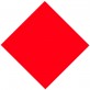 Fil débroussailleuse carré Ozaki rouge. 2,7 mm x 15 m. Coque