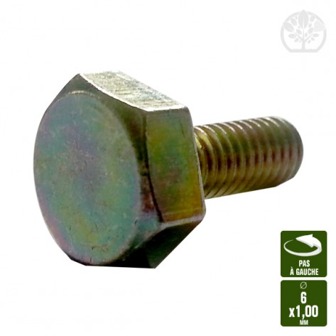 Vis 6 x 1.00 pas &agrave; gauche