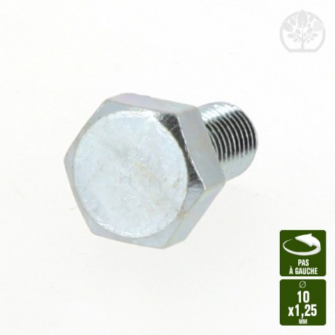 Vis 10 x 1.25 pas &agrave; gauche