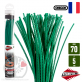 Fil débroussailleuse Orégon Dents pointues Nylon Bleu-Vert 70 brins 5mm. Tube