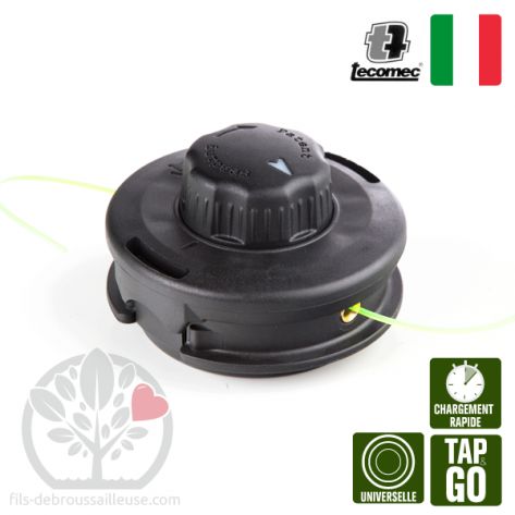 Tête débroussailleuse Tecomec Ø109 mm. Easy Load. Universelle