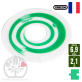 Fil débroussailleuse Orégon Spyro Vert 2.1mm x 6.9m. Taille S
