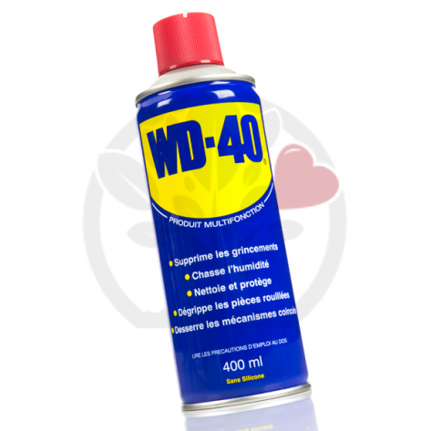 WD 40. 400 ml. Prot&egrave;ge, d&eacute;grippe, nettoie, lubrifie
