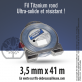 Fil débroussailleuse rond Titanium gris. 3,5 mm x 41 m. Coque