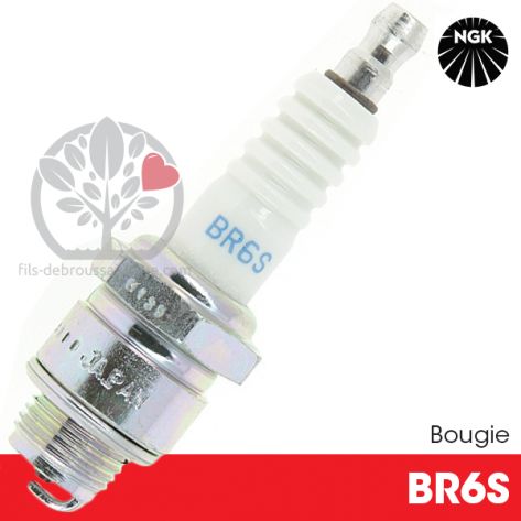 Bougie NGK BR6S pour la motoculture