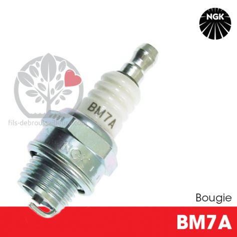Bougie NGK BM7A pour la motoculture