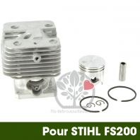 Cylindre-piston pour Stihl FS 200. Ø 38 mm