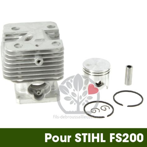 Cylindre-piston pour Stihl FS 200. &Oslash; 38 mm