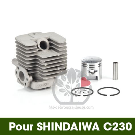 Cylindre-piston pour Shindaiwa C 230. &Oslash; 32 mm