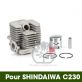 Cylindre-piston pour Shindaiwa C 230. Ø 32 mm