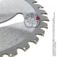 Lame débroussailleuse carbure 36 dents tungstène Ø 230 mm. Al. 25,4 mm. Ep. 1,3 mm. 3 aérations