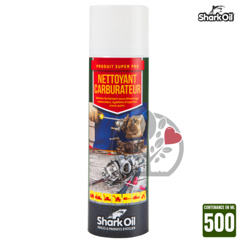 Nettoyant pour carburateur Shark Oil. 500 ml