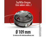T&ecirc;te d&eacute;broussailleuse 2 fils Or&eacute;gon Tap'N'Go . 109mm
