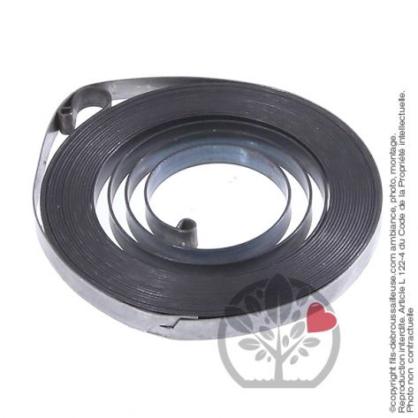 Ressort lanceur pour tronconneuse Husqvarna 133, d&eacute;broussailleuse Jonsered RS40, RS45, RS51