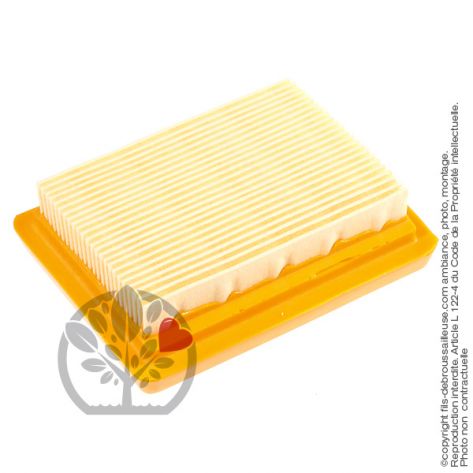 Filtre &agrave; air pour machines Stihl n&deg; origine : 41 341 410 300