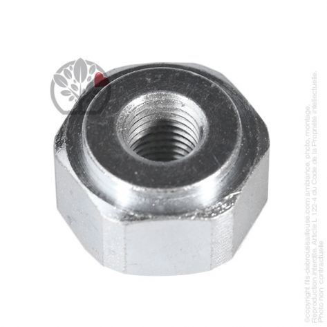 Adaptateur t&ecirc;te d&eacute;broussailleuse M10 x 1,25 LHF pour Tecomec. Pour Husqvarna