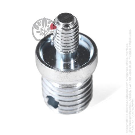 Adaptateur t&ecirc;te d&eacute;broussailleuse M8 x 1,25 LHM pour Tecomec Easy Work &Oslash;109, &Oslash;130 mm