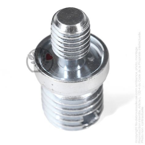 Adaptateur t&ecirc;te d&eacute;broussailleuse M10 x 1,5 LHM pour Tecomec Easy Work &Oslash;109, &Oslash;130 mm