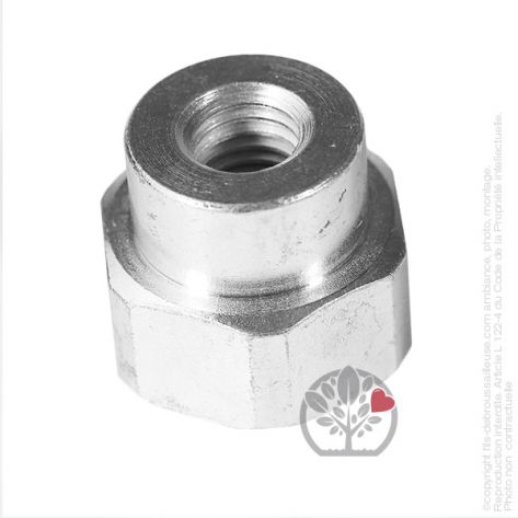 Adaptateur t&ecirc;te d&eacute;broussailleuse M10 x 1,50 LHF pour Tecomec. Pour Husqvarna