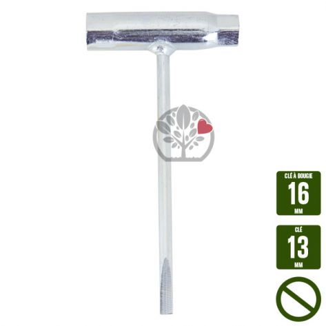 Cl&eacute; pour bougie 16 et 13. Embout tournevis