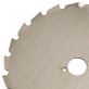 Lame disque débroussailleuse 22 dents à gouges Ø 200 mm. Al 25,4 mm. Ep 1,6 mm