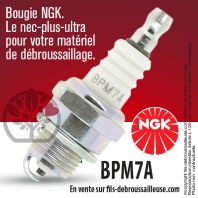 Bougie NGK BPM7A pour la motoculture